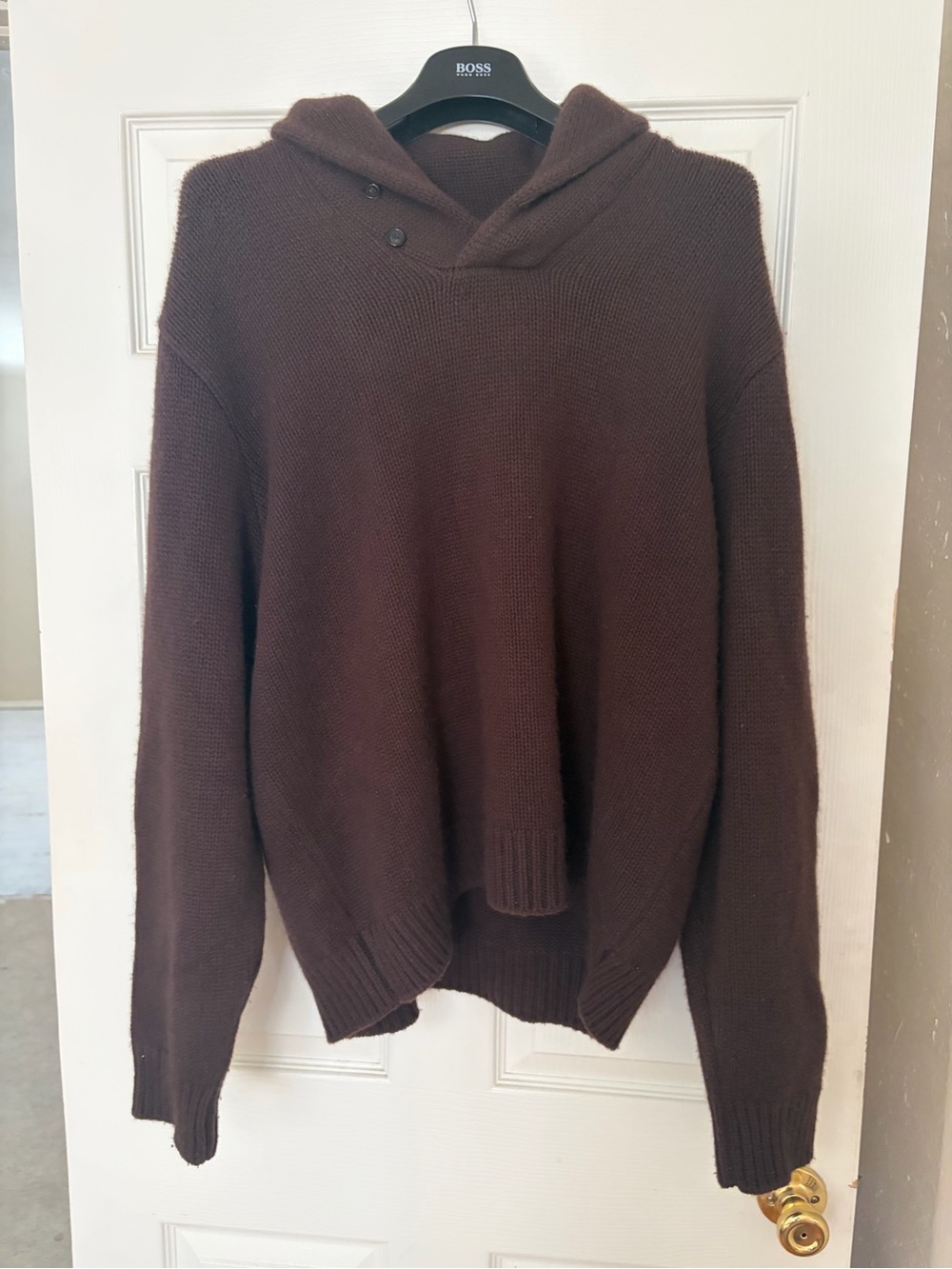 Ralph Lauren Purple Label Brown Crewneck Sweater